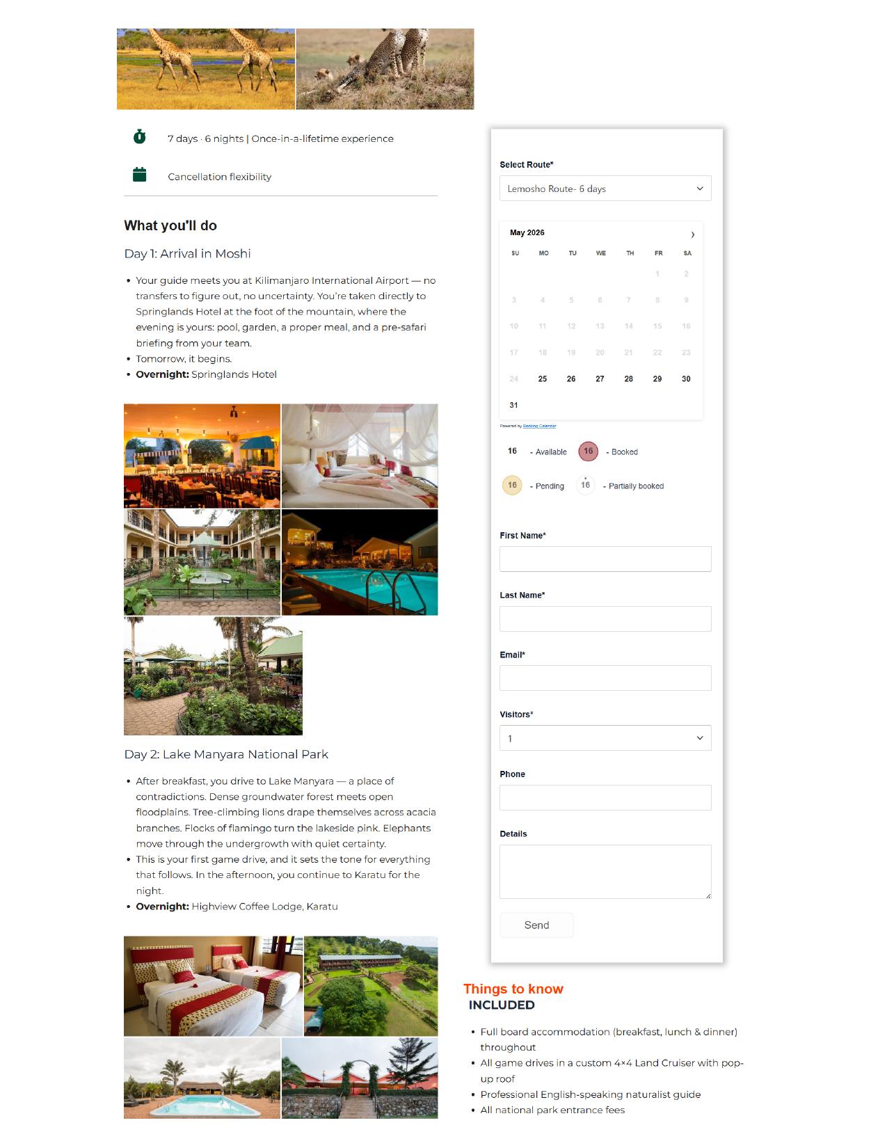 Pangoventures booking